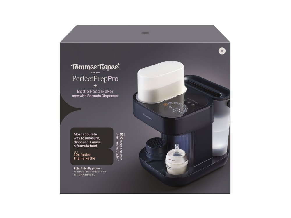 Tommee Tippee Perfect Prep Pro, Ηλεκτρικός Παρασκευαστής Γάλακτος, Black, 1τμχ
