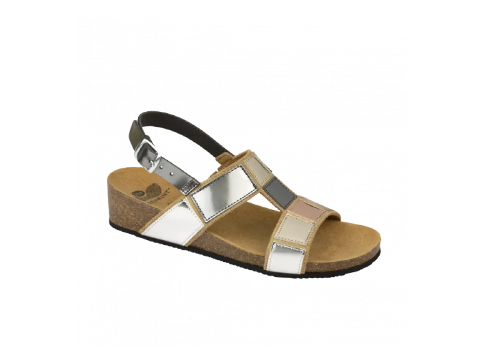 Scholl Almira Multi, Γυναικείο Ανατομικό Σανδάλι, Νο36