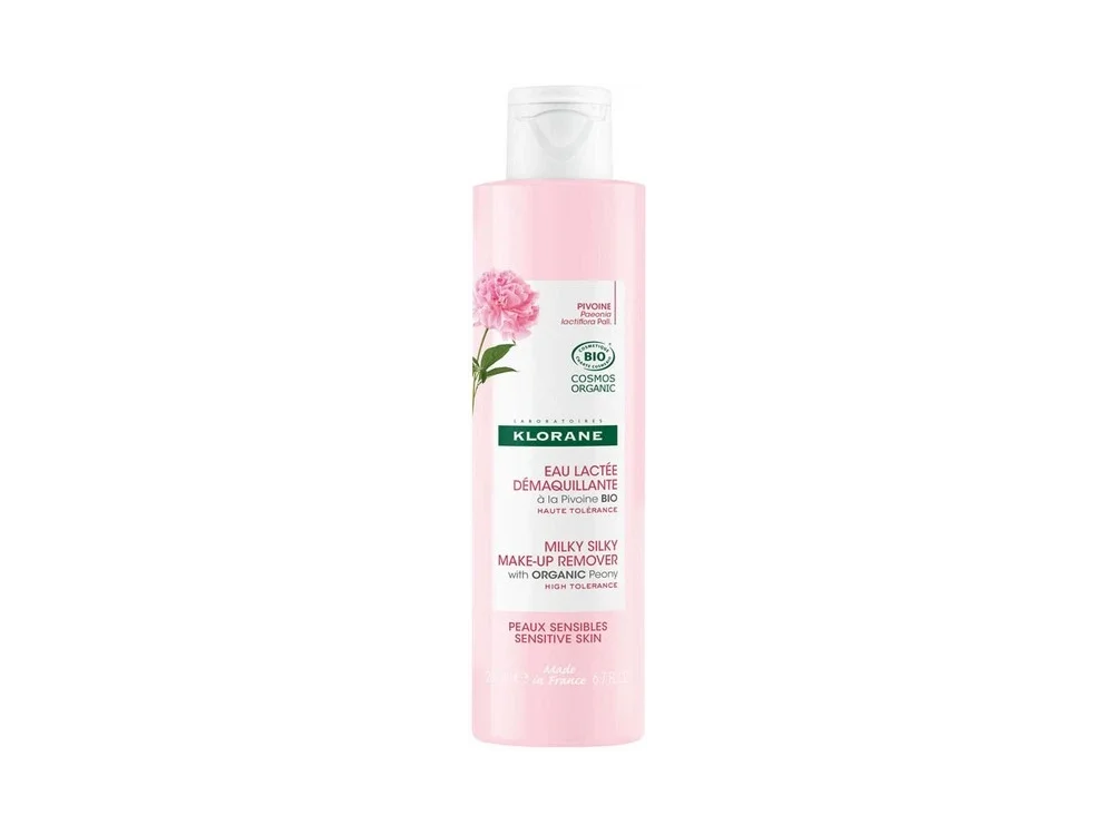 Klorane Milky Silky with Organic Peony, Γαλάκτωμα Καθαρισμού για Ευαίσθητες Επιδερμίδες 200ml