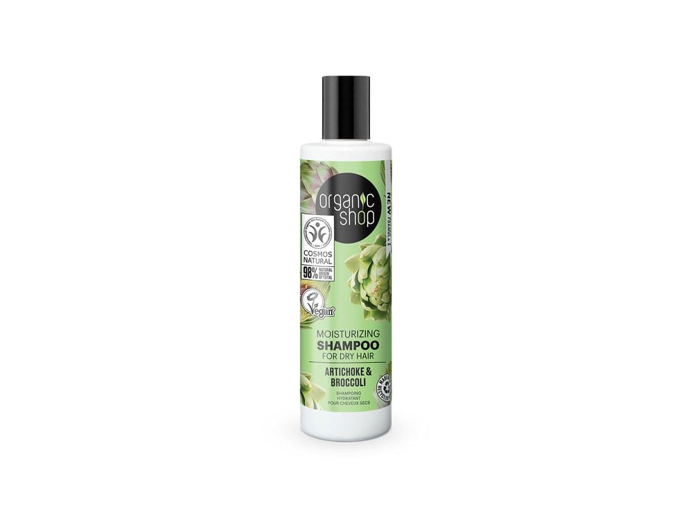 Natura Siberica Moisturizing Shampoo Artichoke & Broccoli, Ενυδατικό Σαμπουάν για Ξηρά Μαλλιά, 280ml