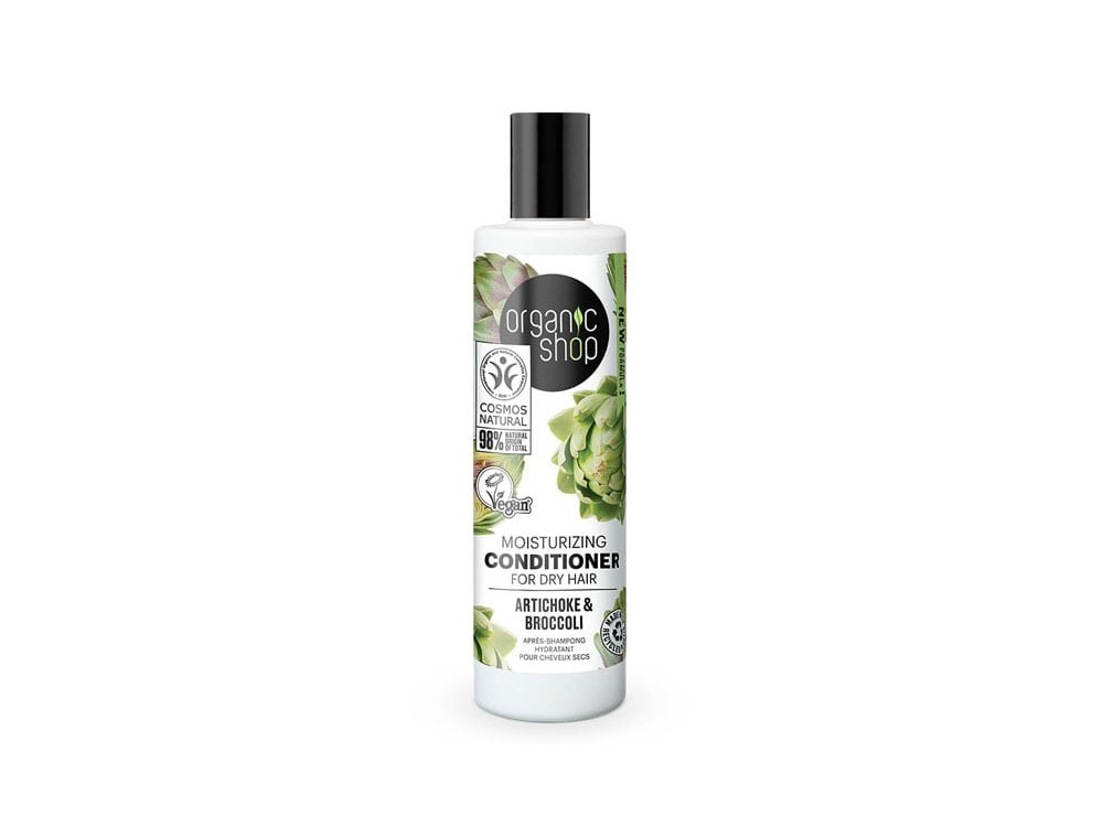 Natura Siberica Moisturizing Conditioner Artichoke & Broccoli, Ενυδατικό Μαλακτικό για Ξηρά Μαλλιά, 280ml