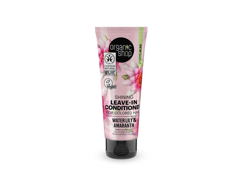 Natura Siberica Shining Leave-In Conditioner Water Lily & Amaranth Μαλακτικό Λάμψης για Βαμμένα Μαλλιά, 75ml