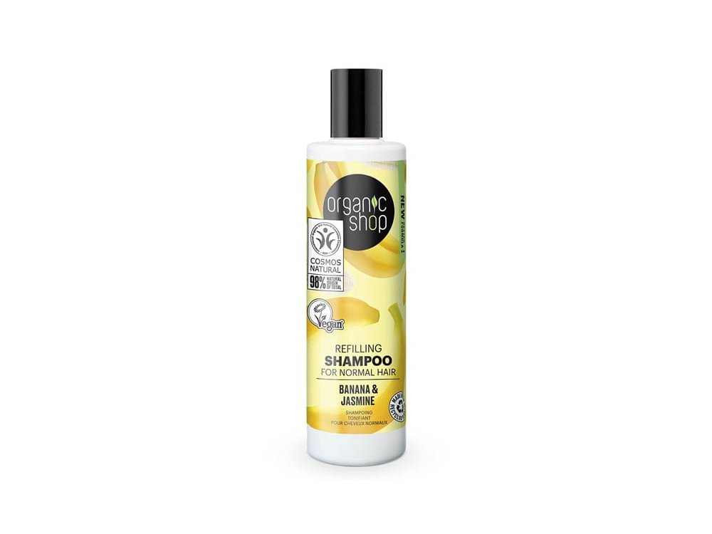 Natura Siberica Refilling Shampoo Banana & Jasmine, Σαμπουάν Αναπλήρωσης για Κανονικά Μαλλιά, 280ml