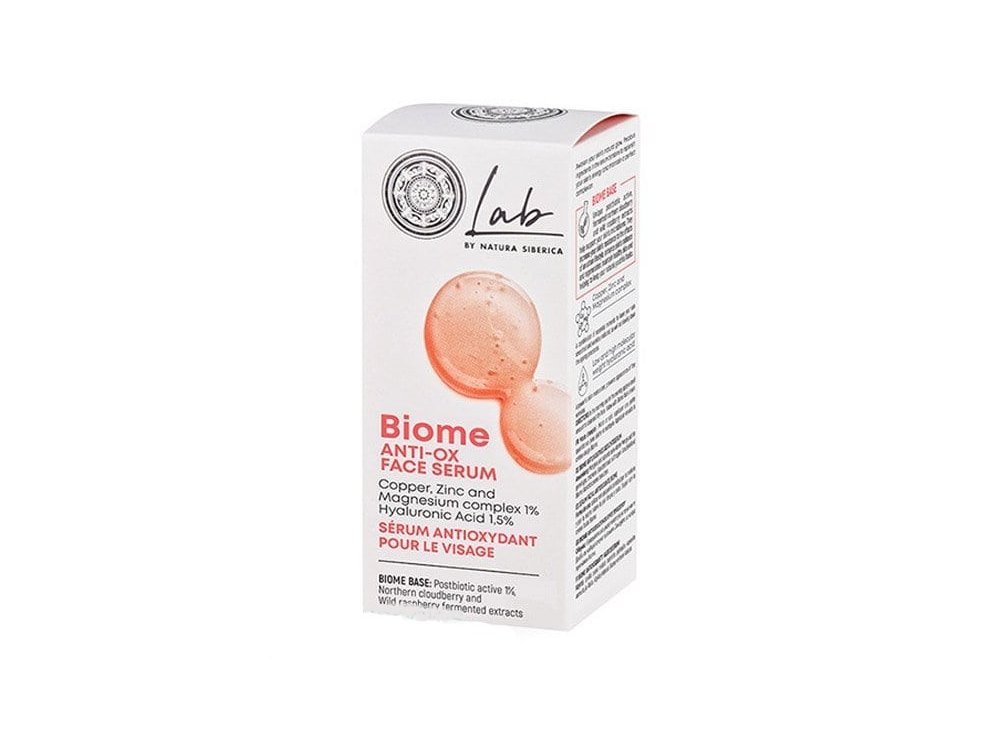 Natura Siberica Lab Biome Anti-Ox Face Serum, Αντιοξειδωτικός Ορός Προσώπου, 30ml