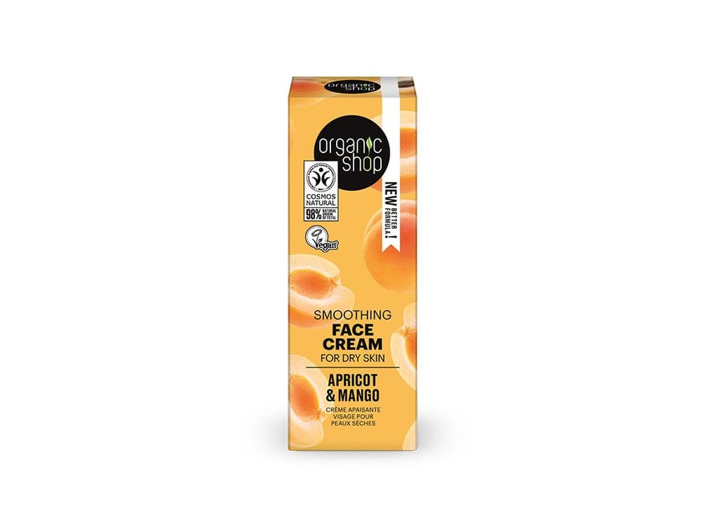 Natura Siberica Smoothing Face Cream Apricot & Mango Κρέμα Λείανσης Προσώπου, 50ml