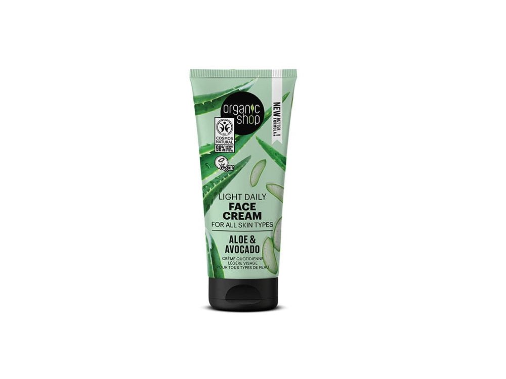 Natura Siberica Light Daily Face Cream Aloe & Avocado Ελαφριά Κρέμα Προσώπου, 50ml