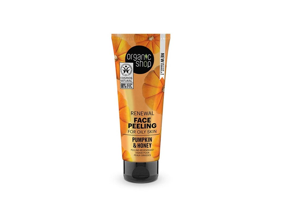 Natura Siberica Renewal Face Peeling Pumpkin & Honey Απολεπιστικό Προσώπου Ανανέωσης για Λιπαρή Επιδερμίδα, 75ml