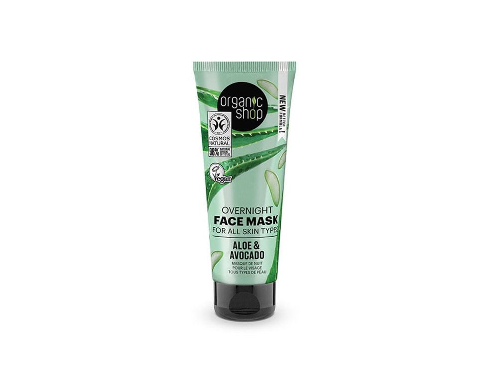 Natura Siberica Overnight Face Mask Aloe & Avocado Μάσκα Προσώπου Νύχτας, 75ml