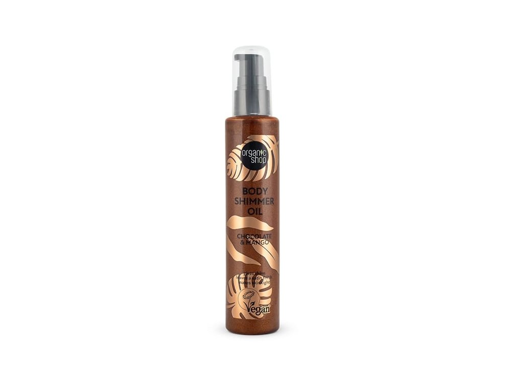 Natura Siberica Body Shimmer Oil Chocolate & Mango Ιριδίζον Λάδι Σώματος, 100ml