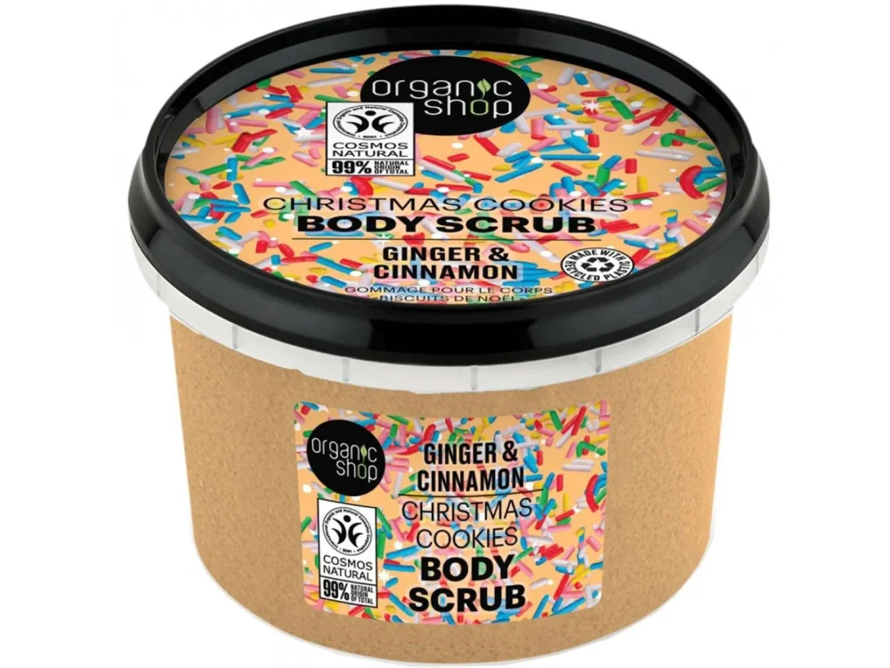 Natura Siberica Christmas Cookies Body Scrub, Απολεπιστικό Σώματος Με Ginger & Κανέλα 250ml