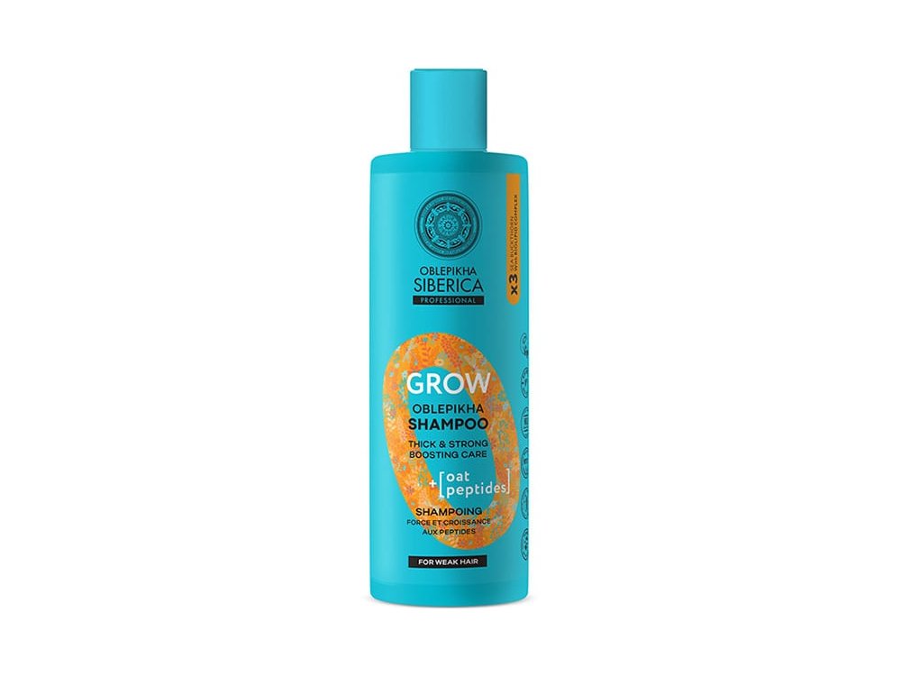 Natura Siberica Oblepikha Grow Shampoo, Σαμπουάν Μαλλιών για Ενδυνάμωση, 400ml