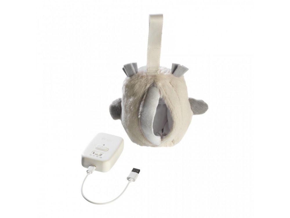 Tommee Tippee Deluxe Ollie Owl Baby Sleep with Soothing Sounds & Night Light, Συσκευή με Λευκούς ήχους Travel Size, 1pc