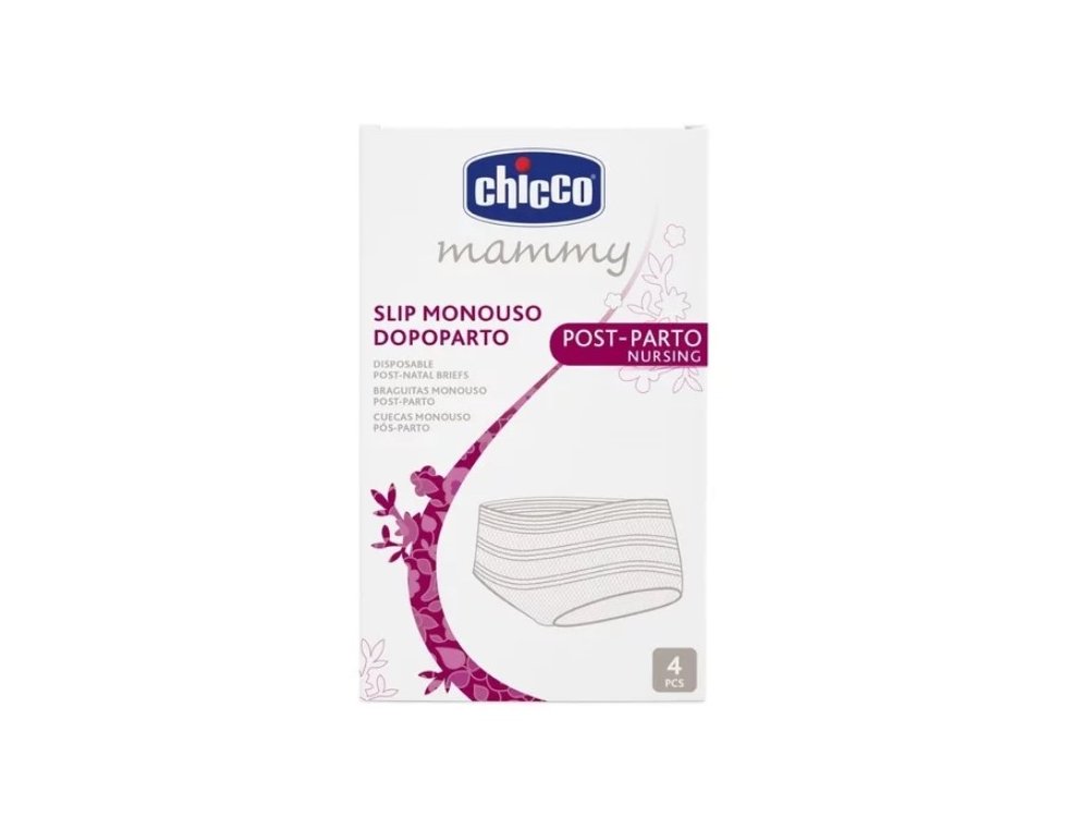 Chicco Mummy Monouso Dopoparto, Σλιπ μιας χρήσης, 4τμχ