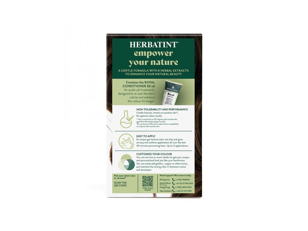 Herbatint Μόνιμη Φυτική Βαφή 4D Καστανό Χρυσαφί, Golden Brown, 150ml