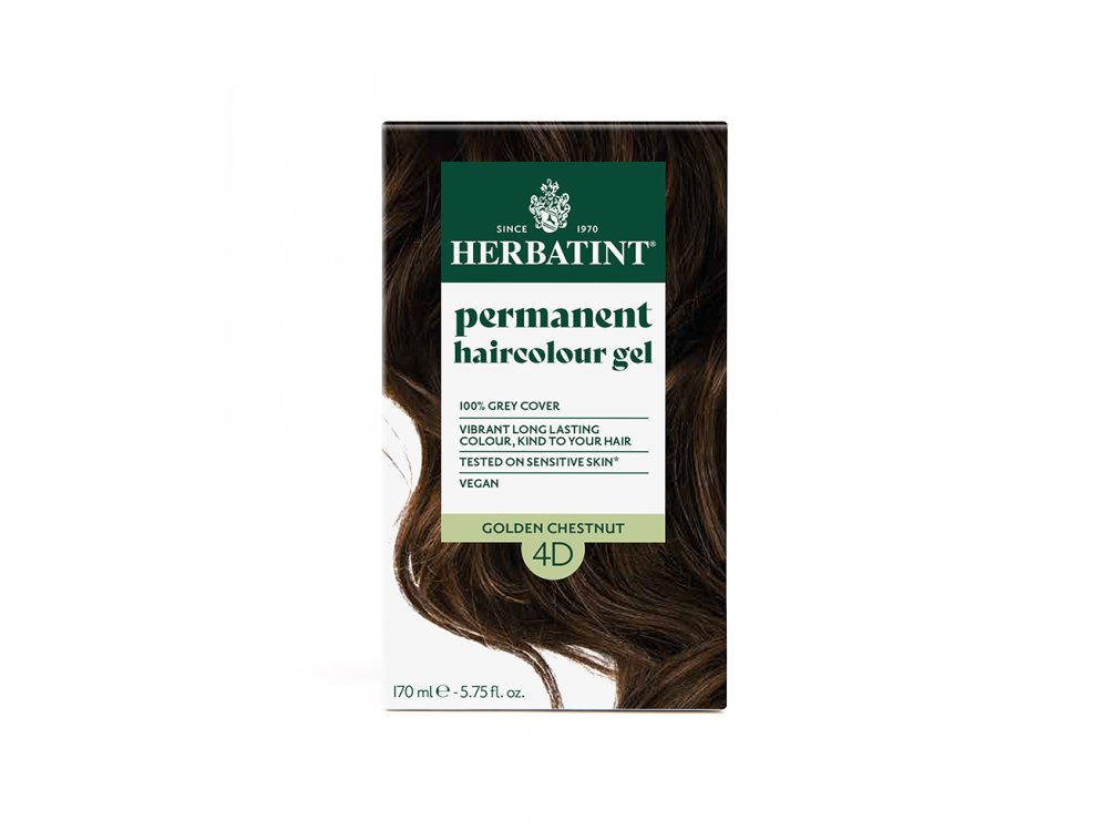 Herbatint Μόνιμη Φυτική Βαφή 4D Καστανό Χρυσαφί, Golden Brown, 150ml