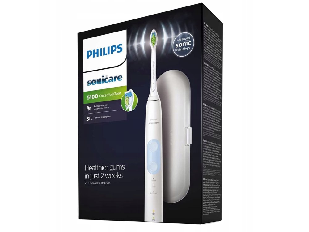 Philips Sonicare Protective Clean 5100 Ηλεκτρική Οδοντόβουρτσα (HX6859/29), 1τμχ