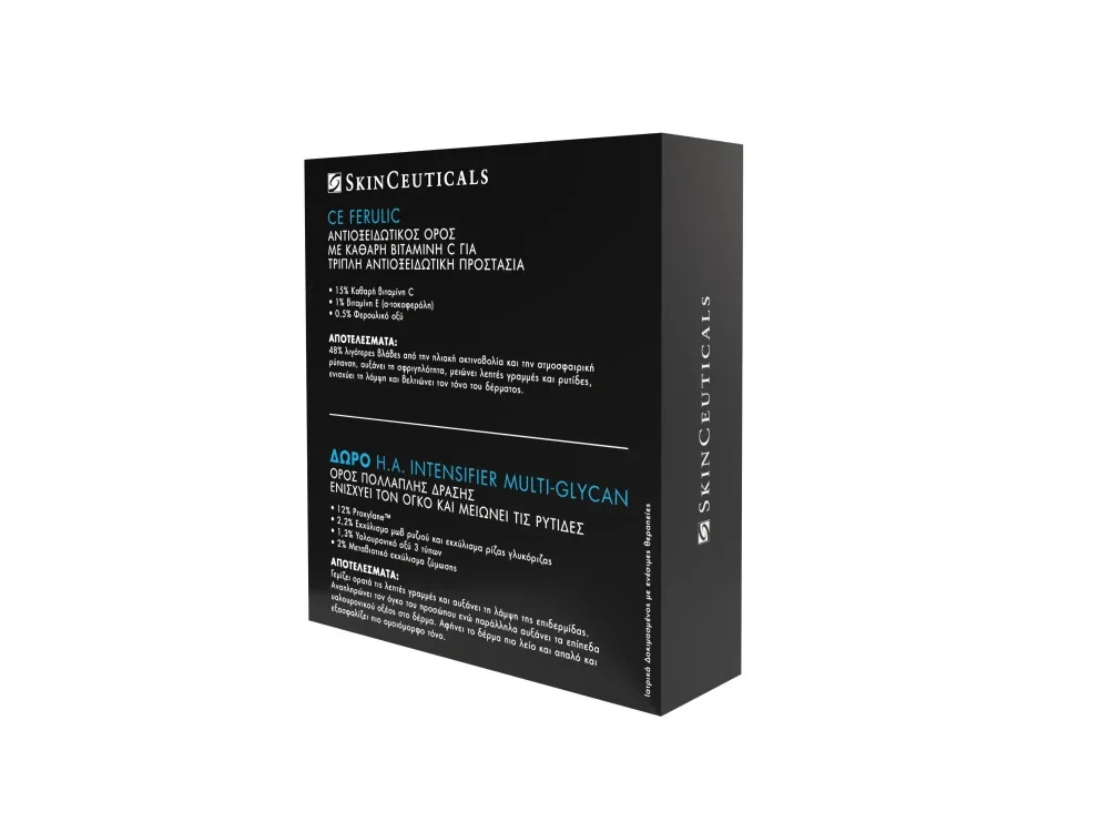 SkinCeuticals Promo C E Ferulic Aντιοξειδωτικός Oρός με Βιταμίνη C, 30 ml & Δώρο HA Intensifier Multi-Glycan Ορός Πολλαπλής Δράσης, 15ml