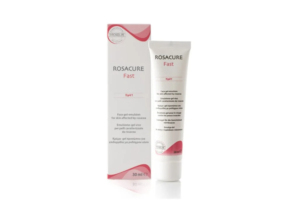 Synchroline Rosacure Fast 24ωρη Ενυδατική Κρέμα-Gel Προσώπου για Ευαίσθητες Επιδερμίδες κατά της Ερυθρότητας 30m