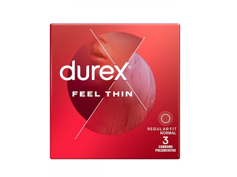 Durex Feel Thin Προφυλακτικά 3τμχ