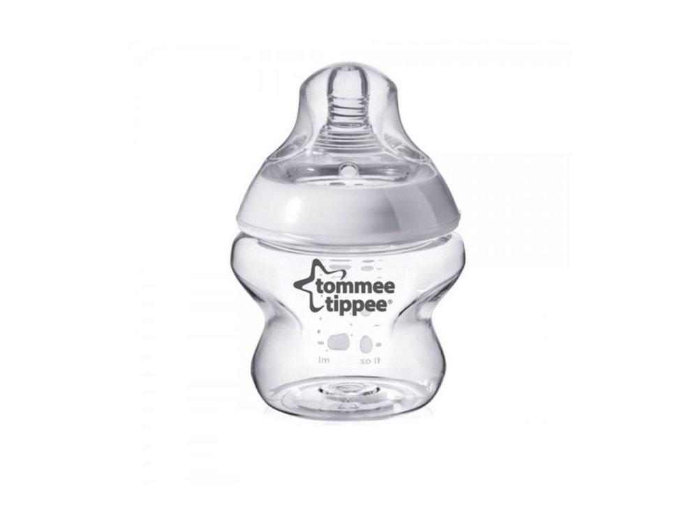 Tommee Tippee Closer To Nature Glass Btl Ne Ar Scan Γυάλινο Μπιμπερό Closer to Nature Μικρής Ροής 0m+ , 150ml