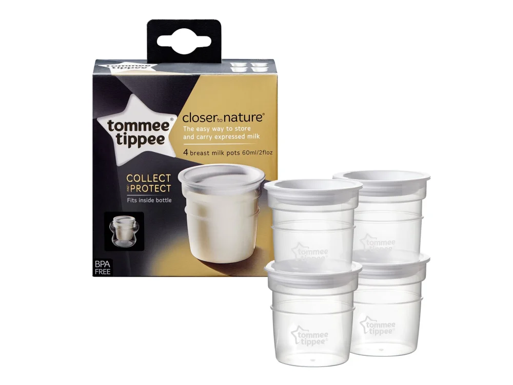 Tommee Tippee Δοχεία Αποθήκευσης Μητρικού Γάλακτος, 60ml