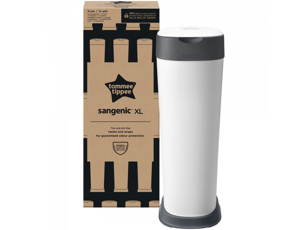 Tommee Tippee Twist & Click Sangenic, Κάδος Απόρριψης Πάνας XL, 1τμχ