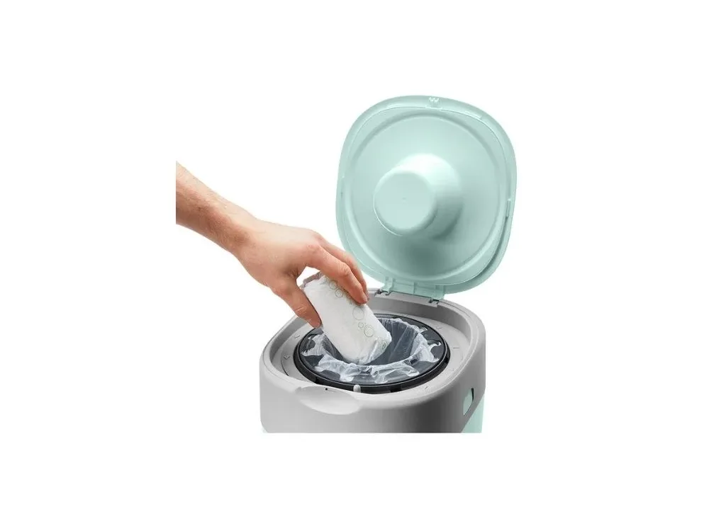 Tommee Tippee Twist & Click Diaper Disposal Bin Green Κάδος Απόρριψης Πάνας Πράσινος, 1τμχ