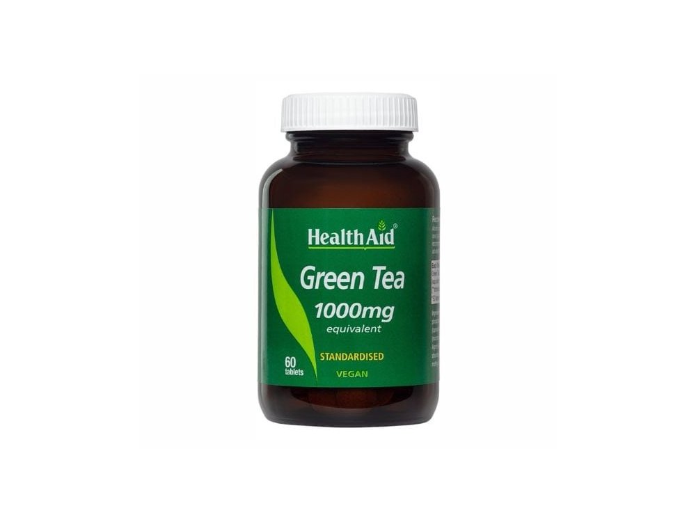 Health Aid Green Tea 1000mg, 60tabs