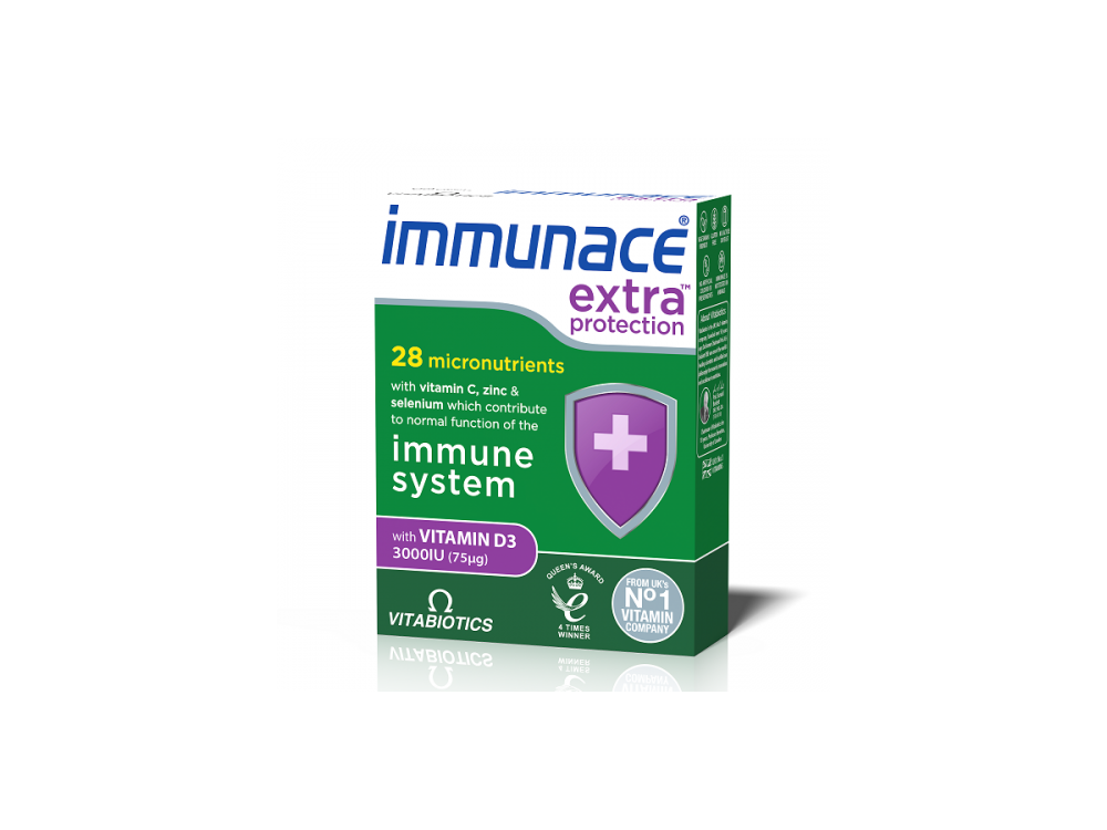 Vitabiotics Immunace Extra Protection, Ενίσχυση Ανοσοποιητικού Συστήματος, 30tabs