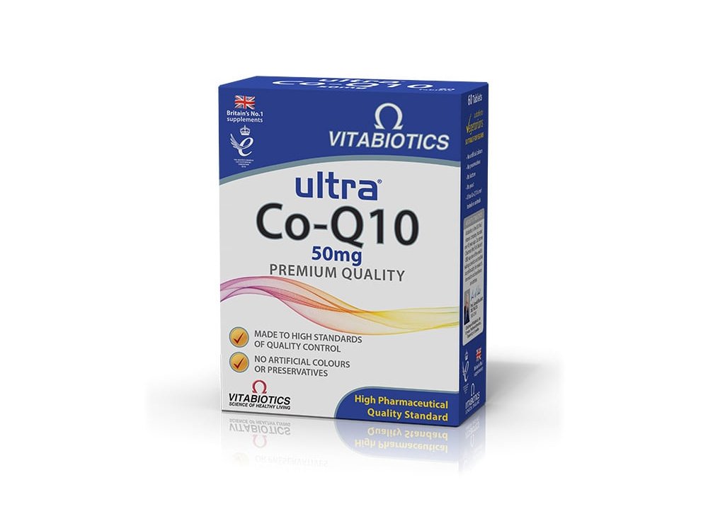 Vitabiotics Ultra Co-Q10 50mg Premium Quality Συνένζυμο Q10, 60τμχ
