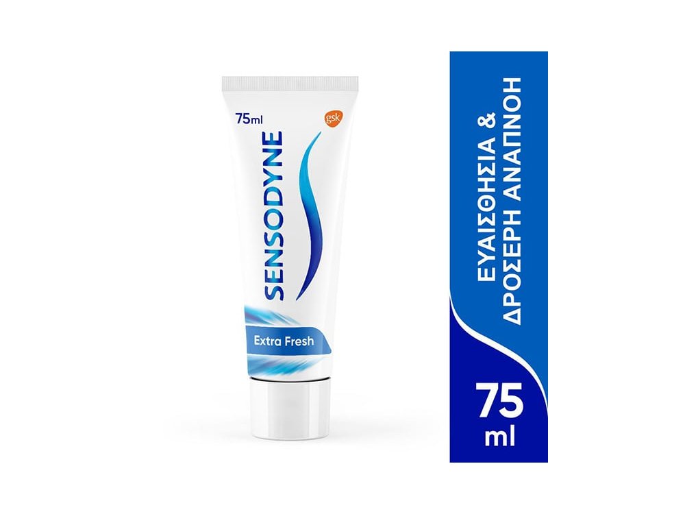 Sensodyne Extra Fresh Οδοντόκρεμα για τα Ευαίσθητα Δόντια, 75ml