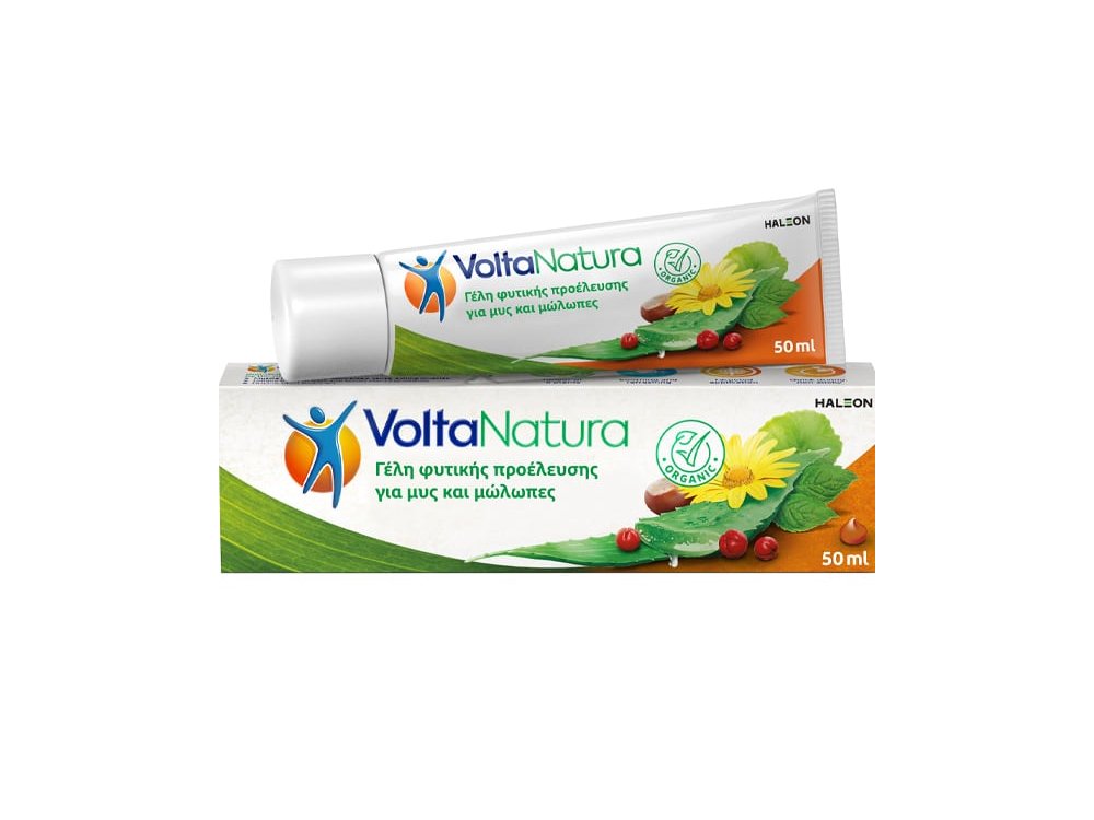VoltaNatura Γέλη Φυτικής Προέλευσης για Μυς & Μώλωπες, 50ml