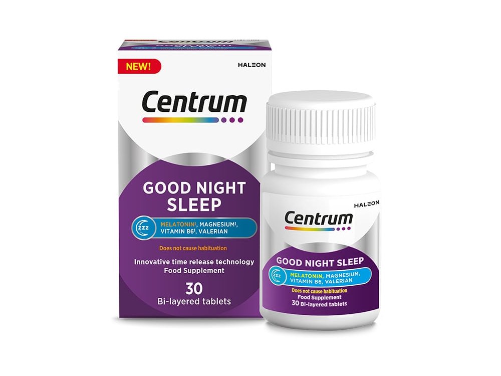 Centrum Good Night Sleep Συμπλήρωμα για το Άγχος & τον Ύπνο 30ταμπλέτες