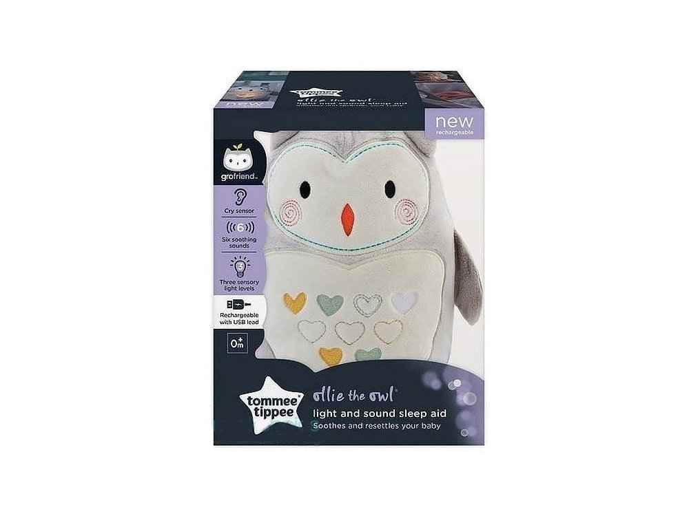 Grofriend Ollie the Owl, Η κουκουβάγια ζωάκι συντροφιάς με Λευκούς Ήχους, 1 τμχ