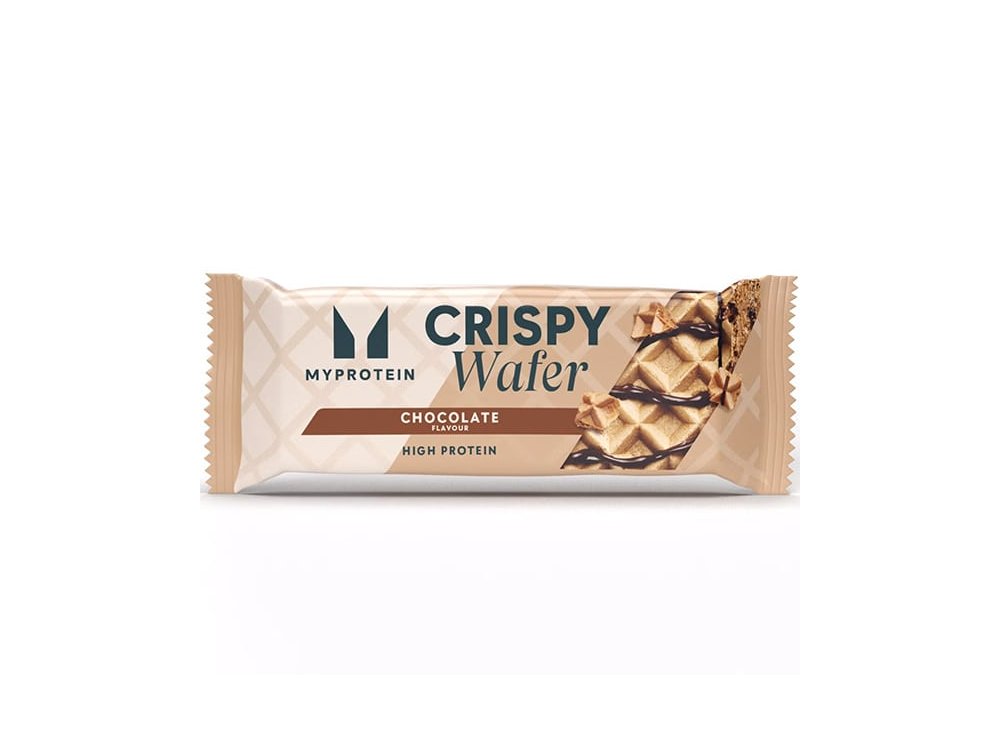 Myprotein Crispy Waffer Chocolate, Μπάρα Πρωτεΐνης 15gr με Γεύση Σοκολάτα, 40gr