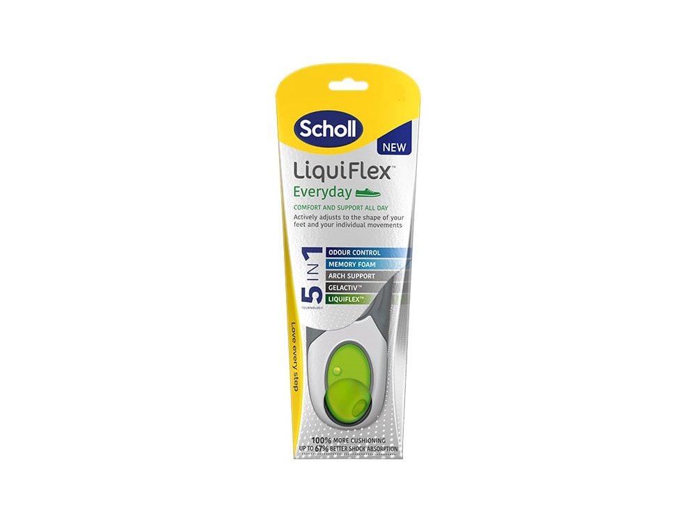 Scholl LiquidFlex Ανατομική Πάτοι Everyday 5 in 1 Technology (36-41), 1τμχ