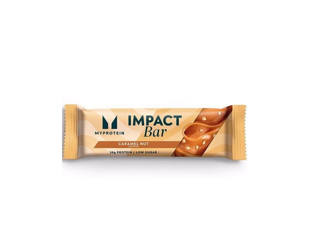 Myprotein Impact Bar Caramel Nut, Πρωτεϊνική Μπάρα με Γεύση Καραμέλα & Καρύδι, 64gr