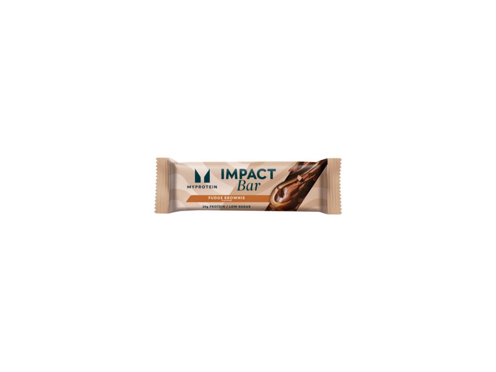 MyProtein Bar Impact, Πρωτεϊνική Μπάρα με Γεύση Fudge Brownie, 64gr
