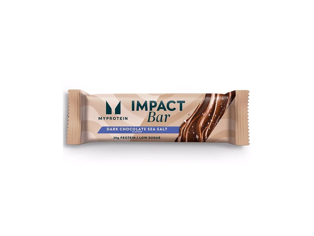 MyProtein Impact Bar Dark Chocolate & Sea Salt, Πρωτεϊνική Μπάρα με Γεύση Μαύρη Σοκολάτα & Θαλασσινό Αλάτι, 64gr