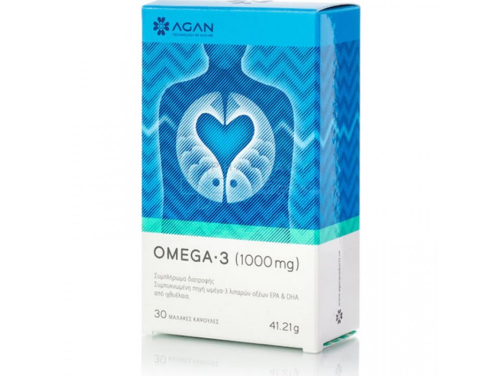 Agan Omega-3 1000mg, 30 softgels