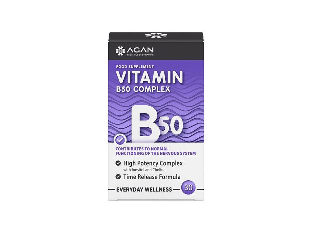 Agan Vitamin B-50 Complex, 30tabs