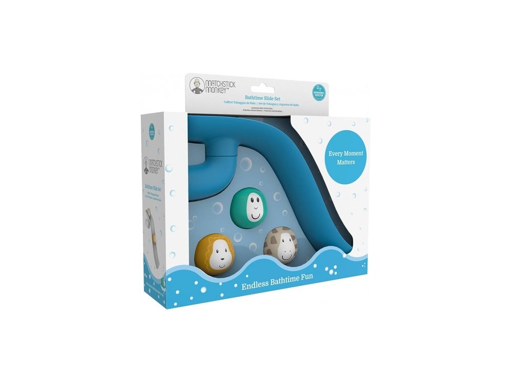 Matchstick Monkey Παιχνίδι Μπάνιου Bathtime Slide Set White 12m+, 1σετ