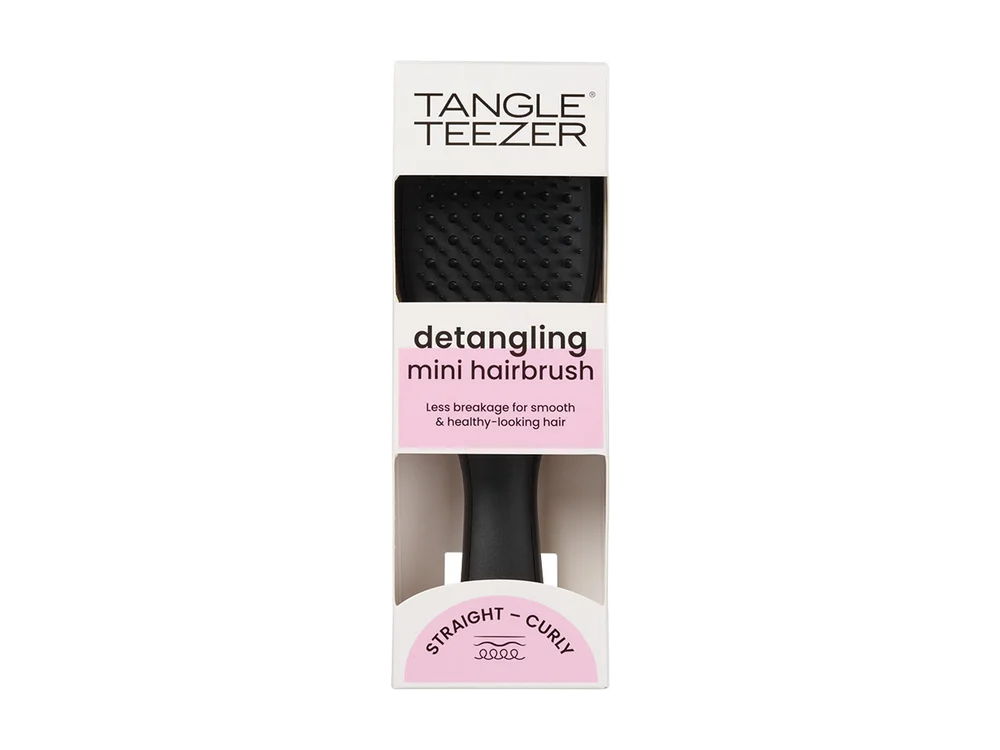 Tangle Teezer The Ultimate Detangler Mini Black, Βούρτσα Μαλλιών για Βρεγμένα & Στεγνά Μαλλιά, 1τμχ