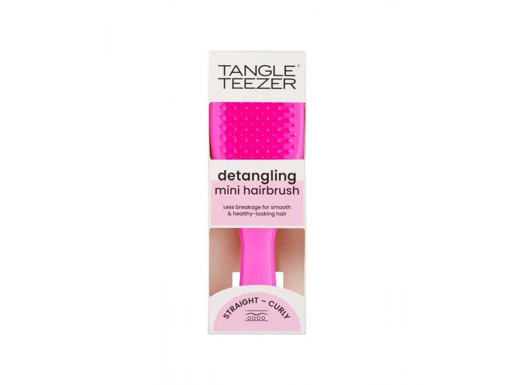 Tangle Teezer Detangling Mini Hairbrush Runway Pink, Βούρτσα Μαλλιών, 1τμχ