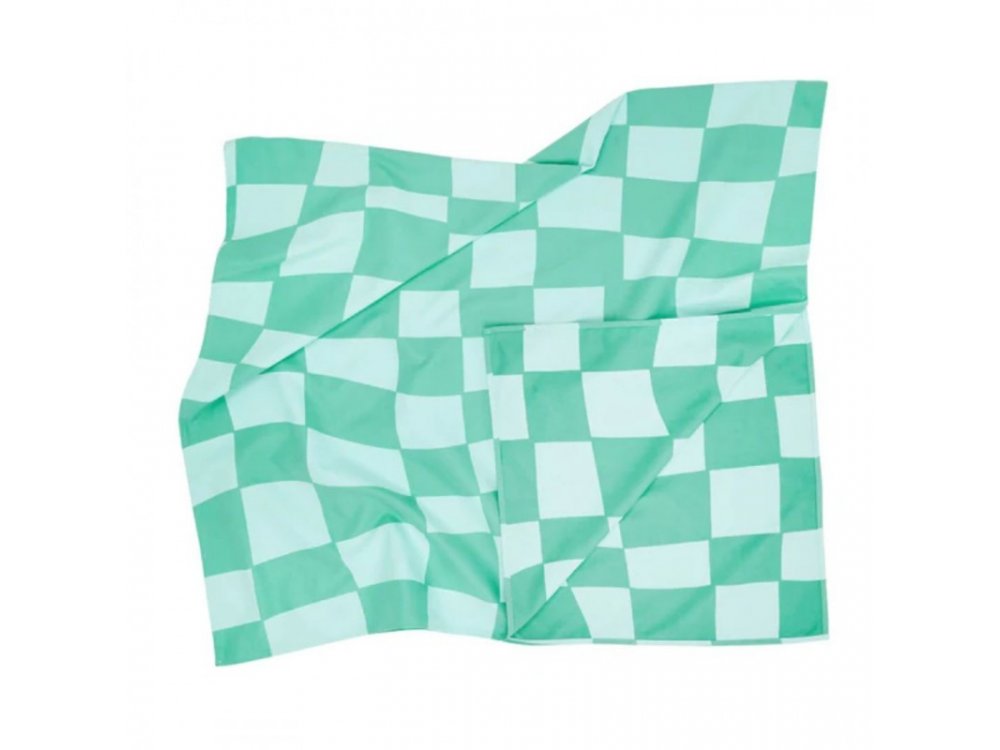 Dock & Bay Πετσέτα θαλάσσης Quickdry Check Mate, Μικροϊνες No.XL 200x90εκ.