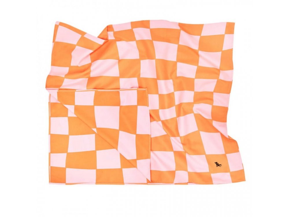 Dock & Bay Πετσέτα θαλάσσης Quickdry, Groovy Check , Μικροϊνες No.XL 200x90εκ.