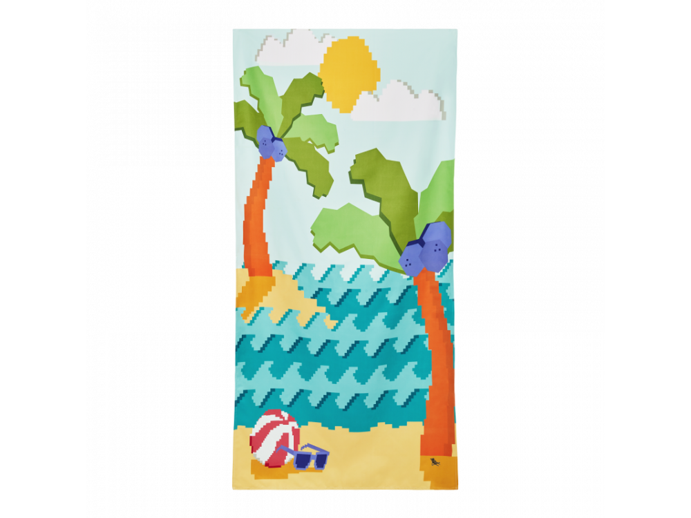 Dock & Bay Παιδική Πετσέτα θαλάσσης Quickdry Build A Beach, Microfiber, No.L 160x90εκ.