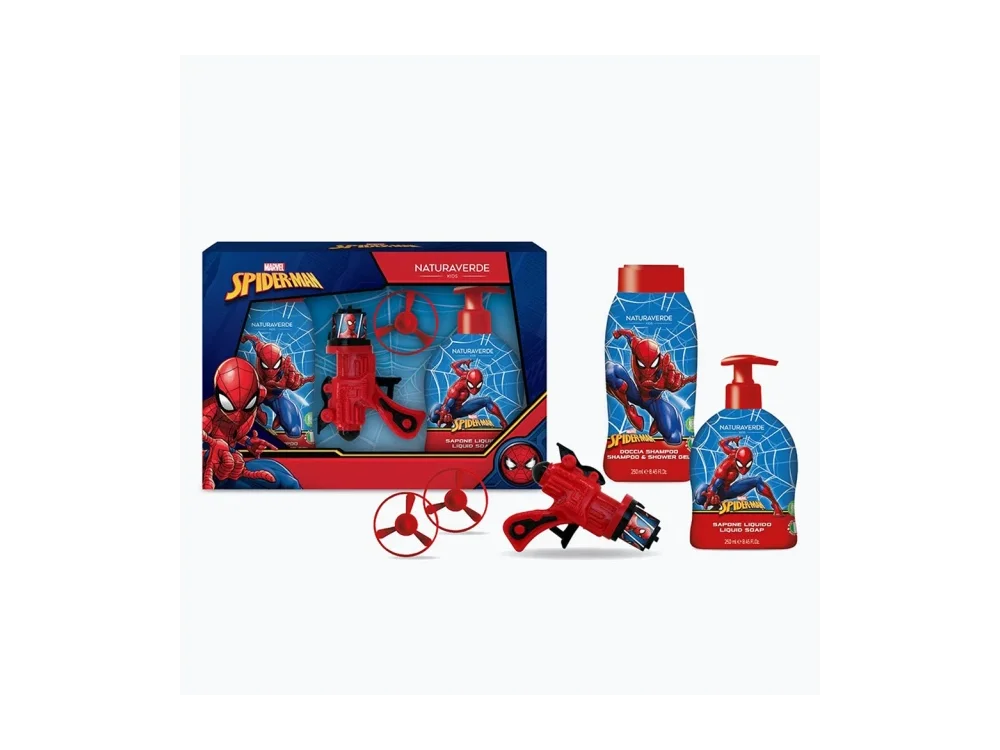 Naturaverde Παιδικό Σετ με Αφρόλουτρο 250ml + Σαμπουάν 250ml Marvel Spiderman & Δώρο