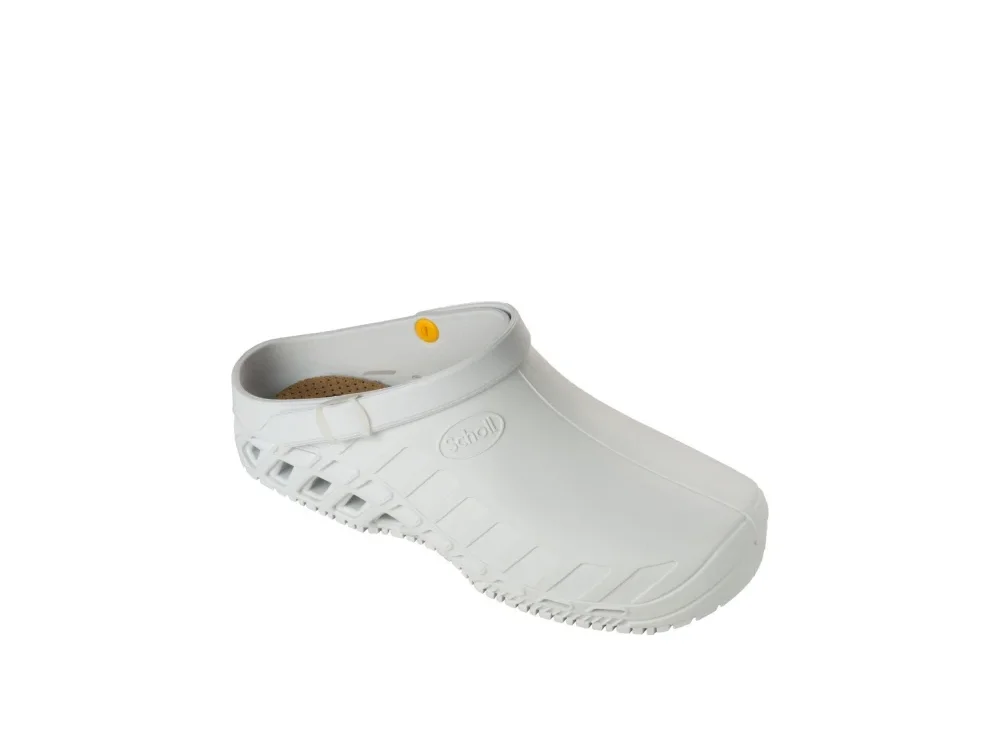 Scholl Clog Evo Unisex Ανατομικά Σαμπό Άσπρο Νο.41
