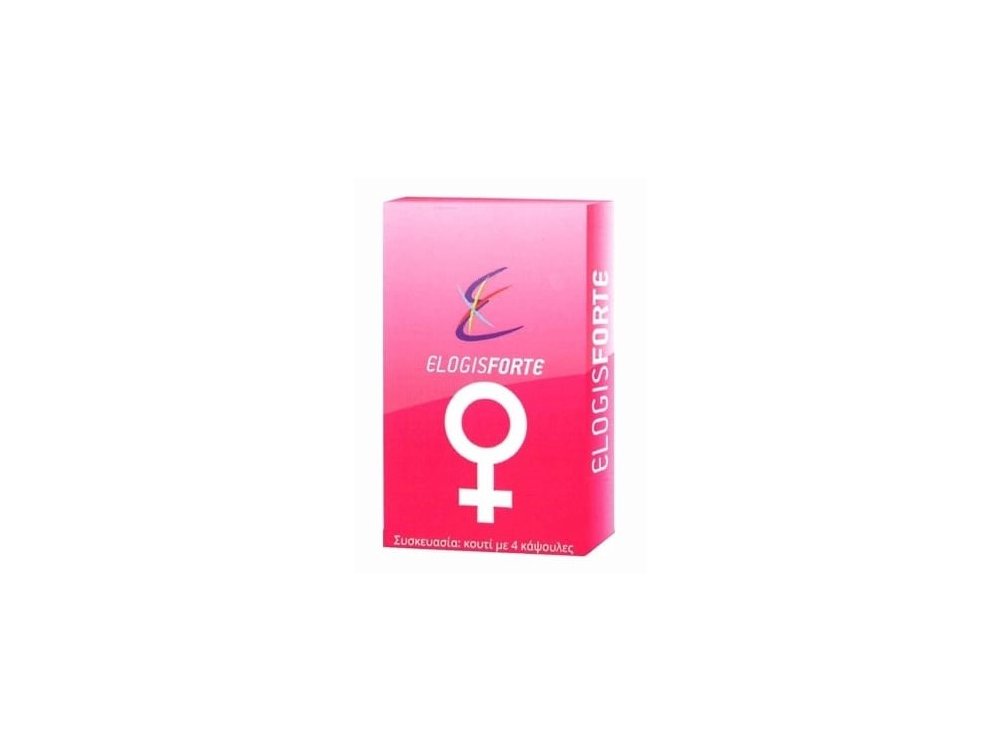Elogis Forte Pink, Συμπλήρωμα Διατροφής για Ενίσχυση της Σεξουαλικής Επιθυμίας της Γυναίκας, 4caps